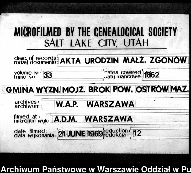 image.from.unit.number "Akta urodzeń, małżeństw i zgonów"