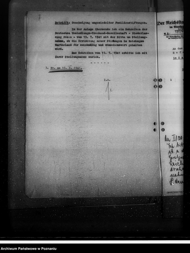 Obraz 11 z jednostki "Wiedererrichtung von ehemaligen baltischen Familienstiftungen"