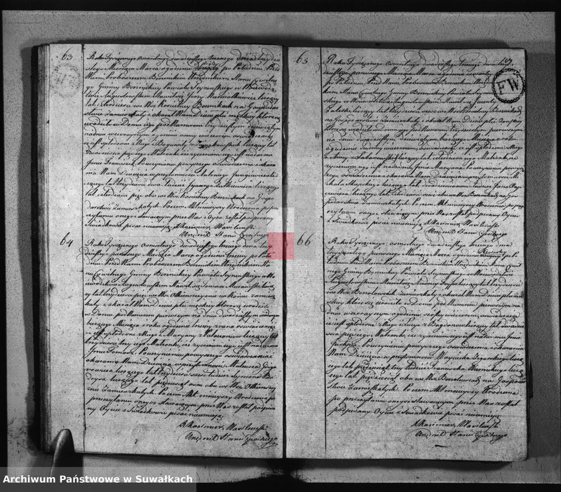 Obraz 19 z jednostki "Akta Urodzonych Gminy Berznickiey Roku 1823 od 1-go Stycznia do 31 Grudnia"