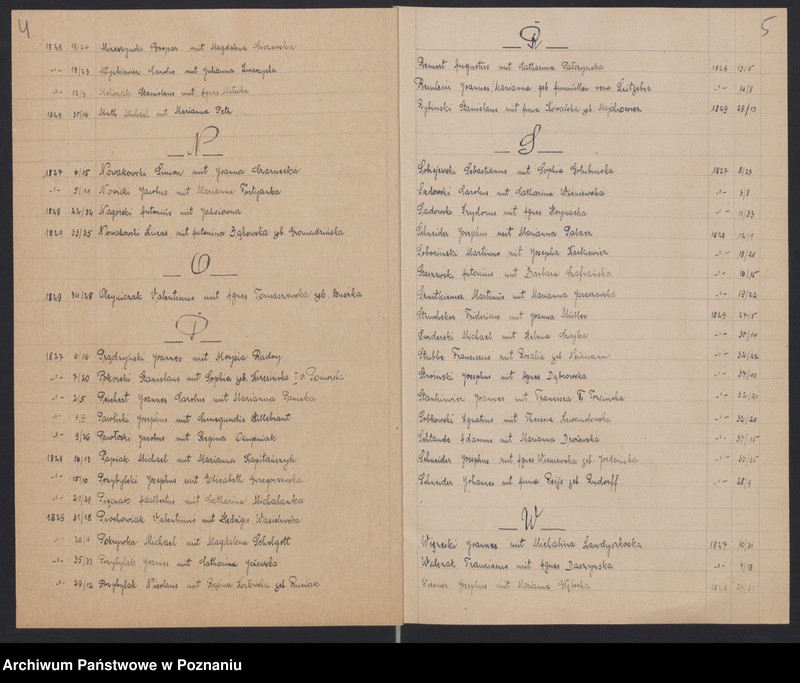 Obraz 5 z jednostki "Rejestry ślubów"