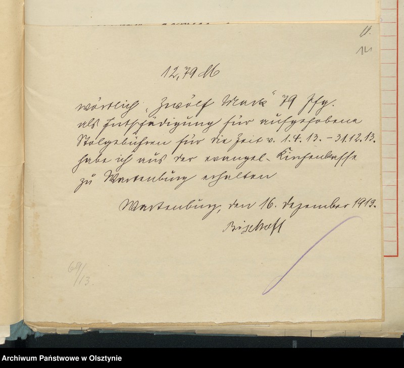 image.from.unit.number "Beläge zur Jahresrechnung der Kirchenkasse zu Wartenburg"