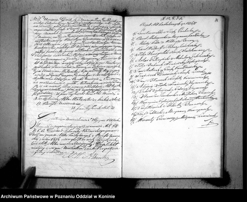 Obraz 17 z jednostki "Duplikat urodzonych, zaślubionych, zmarłych"