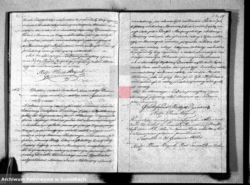 image.from.unit.number "Duplikat aktów Stanu Cywilnego Suwalskiej Prawosławnej Parafii na 1850r."