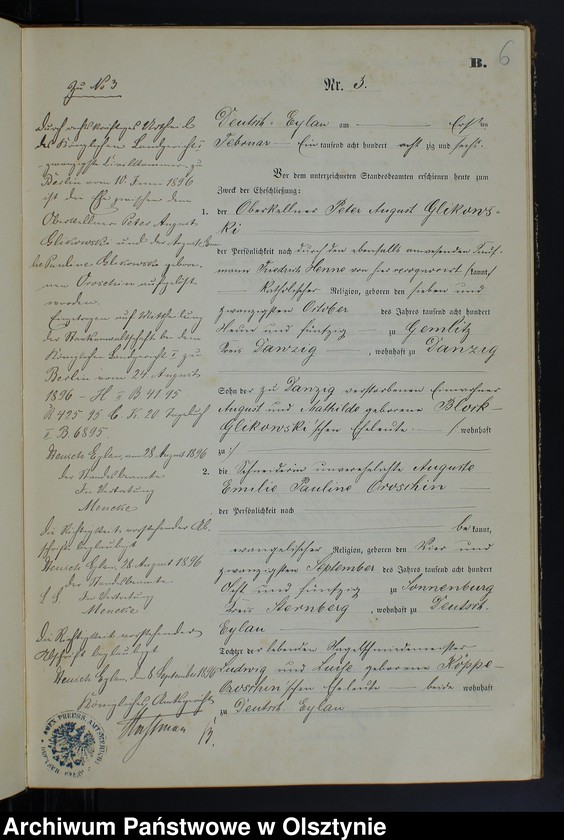 image.from.unit.number "Heiraths-Neben-Register Nr 1 - 33"