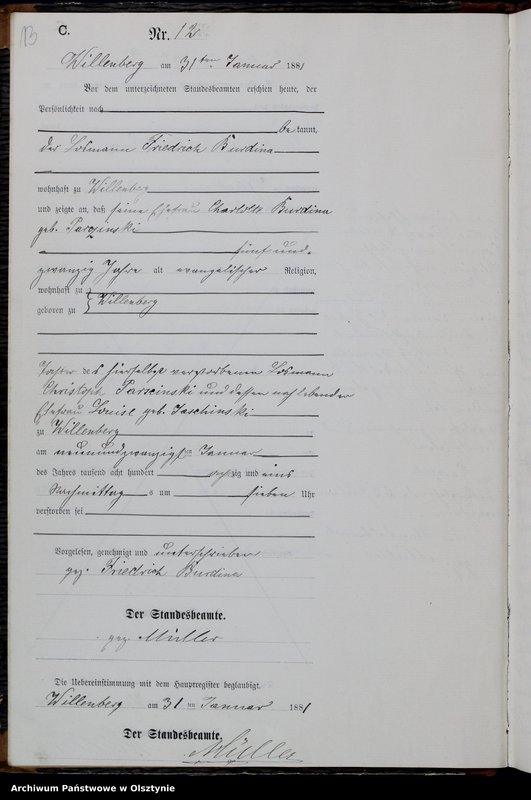 image.from.unit.number "Sterbe-Neben-Register Nr 1 - 98"