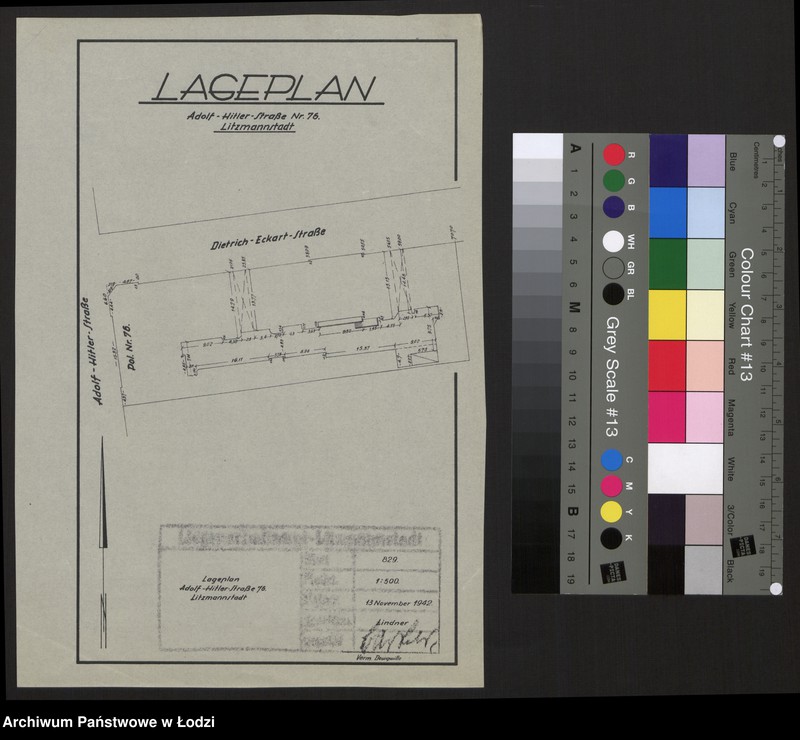 Obraz 1 z jednostki "Adolf-Hitler-Straße Nr 76 Litzmannstadt"