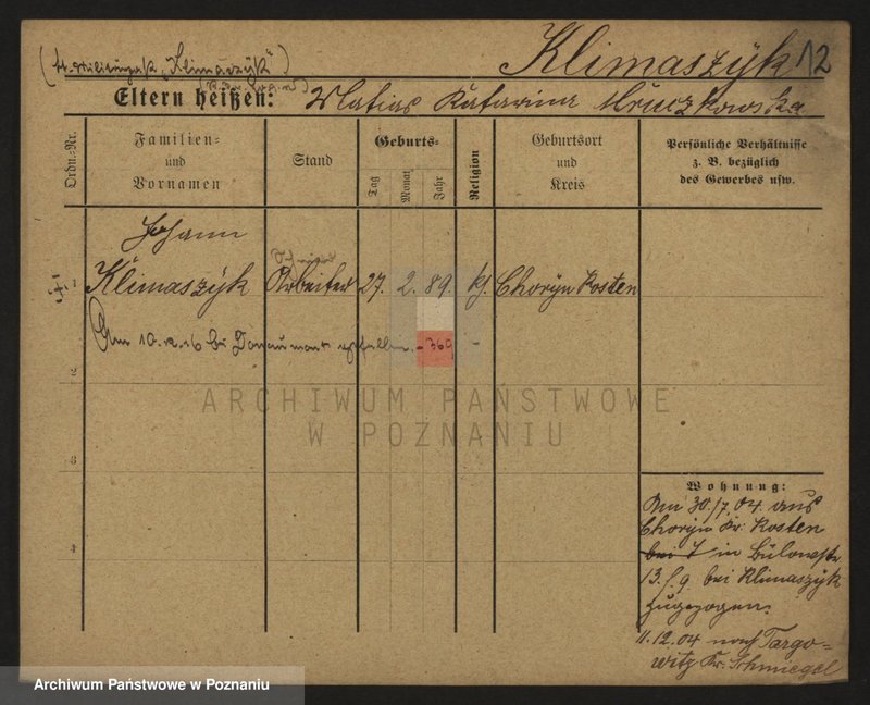 Obraz 12 z jednostki "Klimaszyk - Klinge"