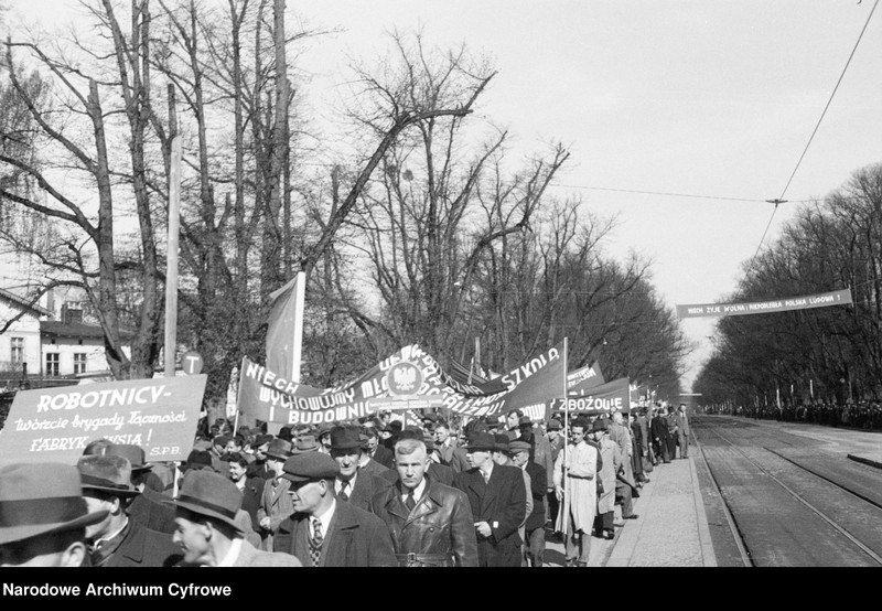 image.from.unit.number "Uroczystości w dniu Święta Ludu Pracującego i pochód pierwszomajowy w Gdańsku"