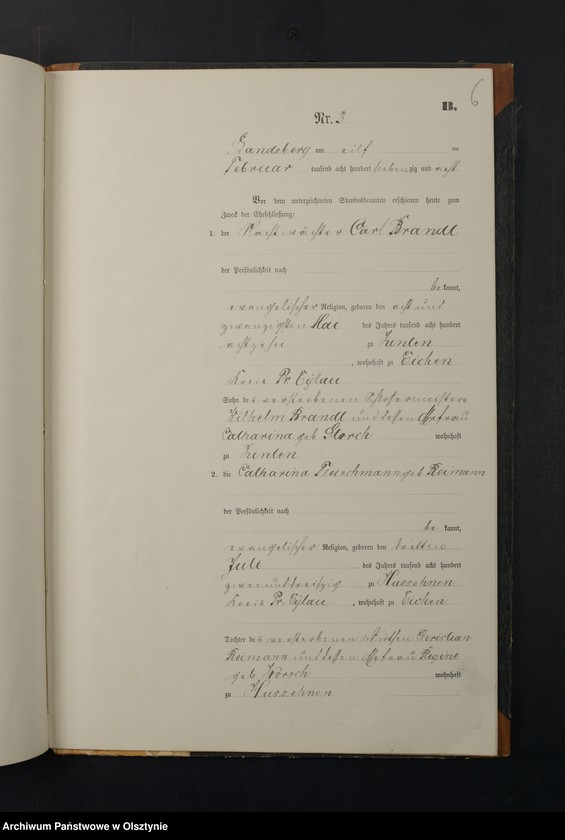 image.from.unit.number "Heiraths-Neben-Register Nr 1 - 9"