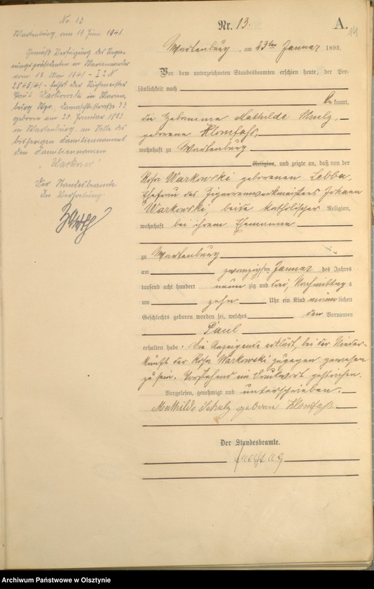 image.from.unit.number "Geburts-Haupt-Register Nr 1 - 199"