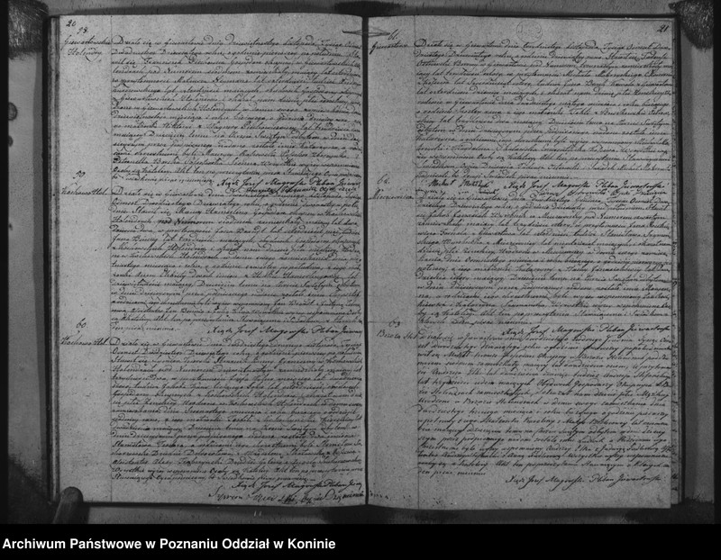 Obraz 13 z jednostki "Księga urodzonych, ślubów i zmarłych"
