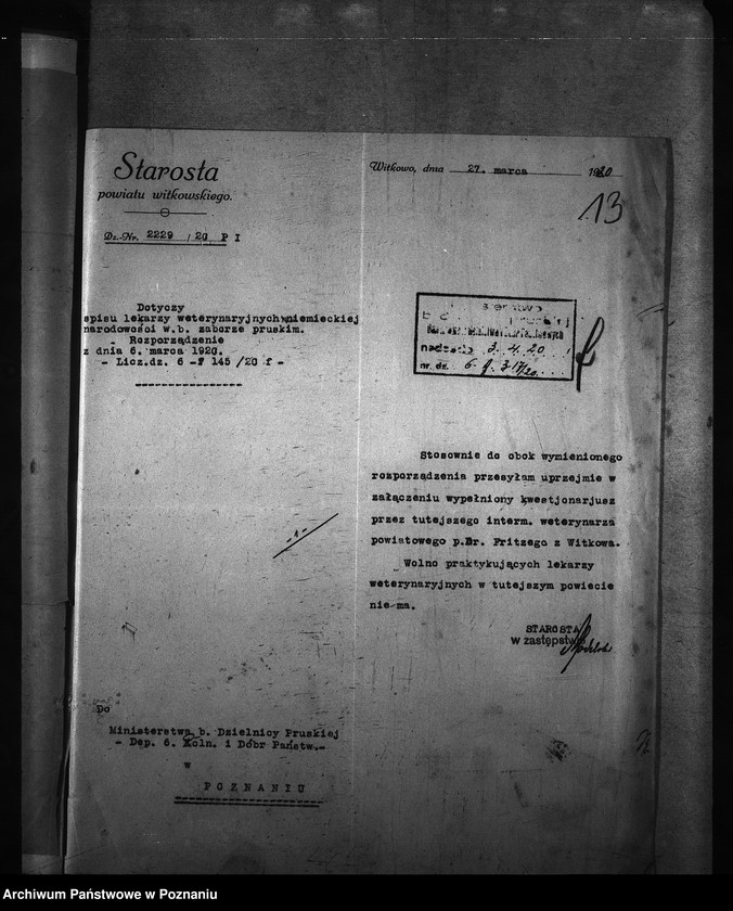 Obraz 17 z jednostki "[weterynarze narodowości niemieckiej]"