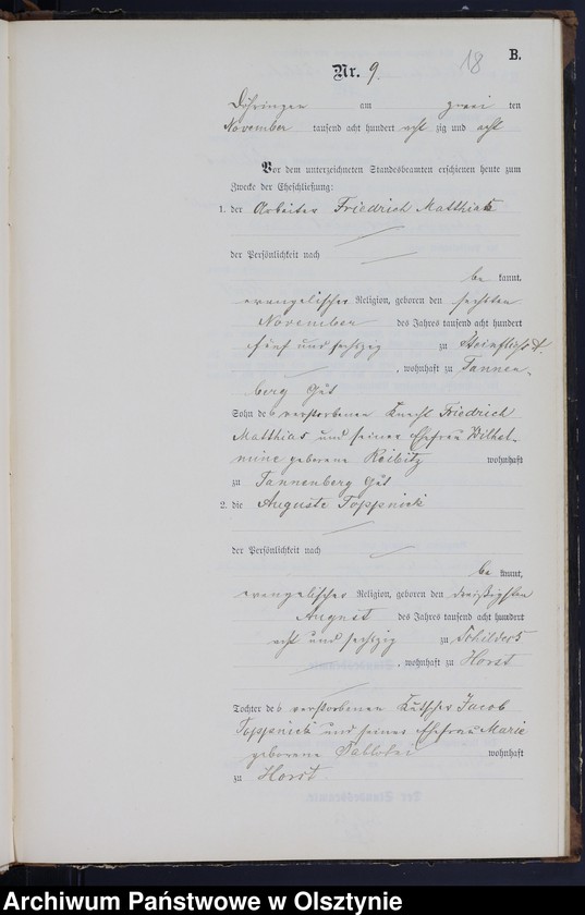 image.from.unit.number "Heiraths-Neben-Register Nr 1 - 17"