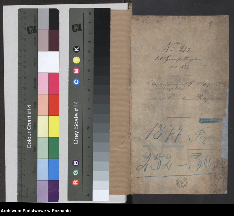 Obraz 3 z jednostki "Die von den Verlobten zum Aufgebot beigebrachten Urkunden pro 1877"