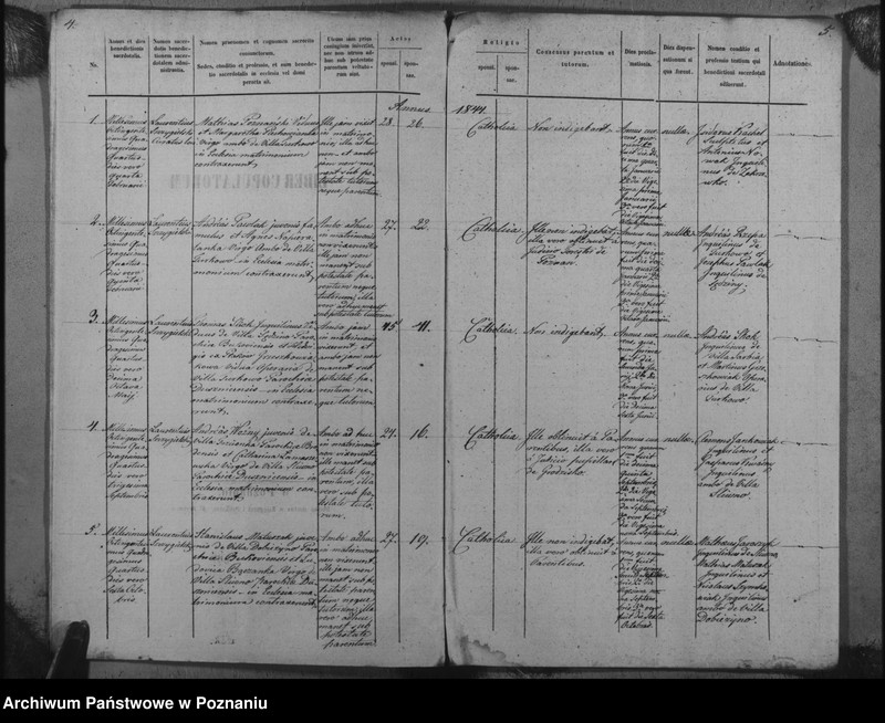 Obraz 5 z jednostki "Duplicat baptisatorum, copulatorum, mortuorum"
