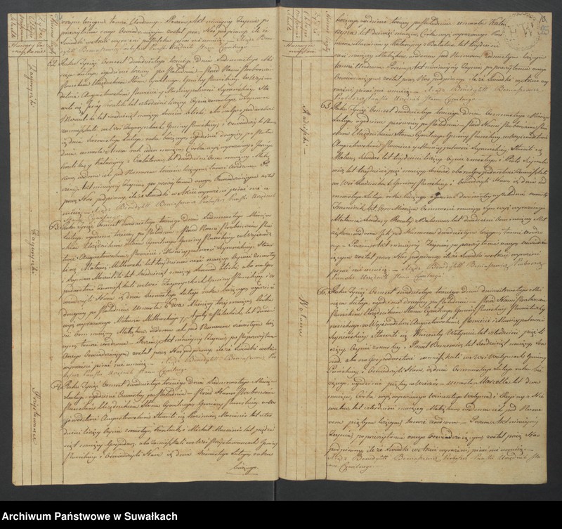Obraz 15 z jednostki "Akta zeszłych gminy puńskiey od dnia 1 stycznia do 31 grudnia 1823 roku"