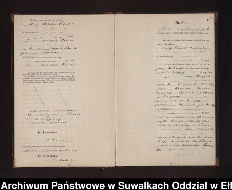 image.from.unit.number "Heiraths-Neben-Register des Preussischen Standes-Amtes Neuhoff Kreis Loetzen"