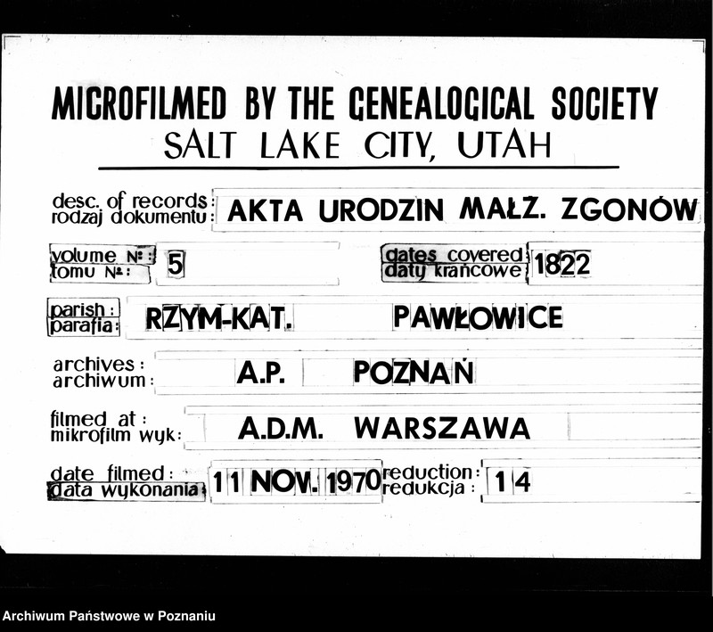 Obraz 13 z jednostki "Duplikat chrztów, ślubów i zmarłych"