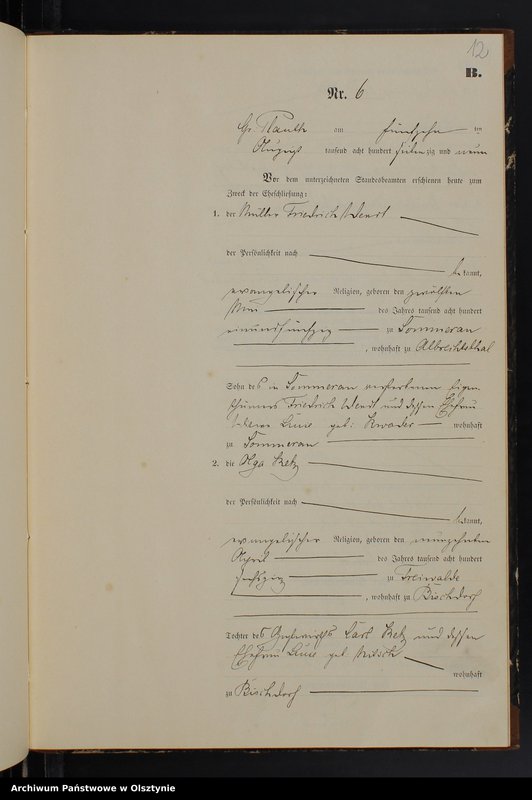image.from.unit.number "Heiraths-Neben-Register Nr 1 - 13"