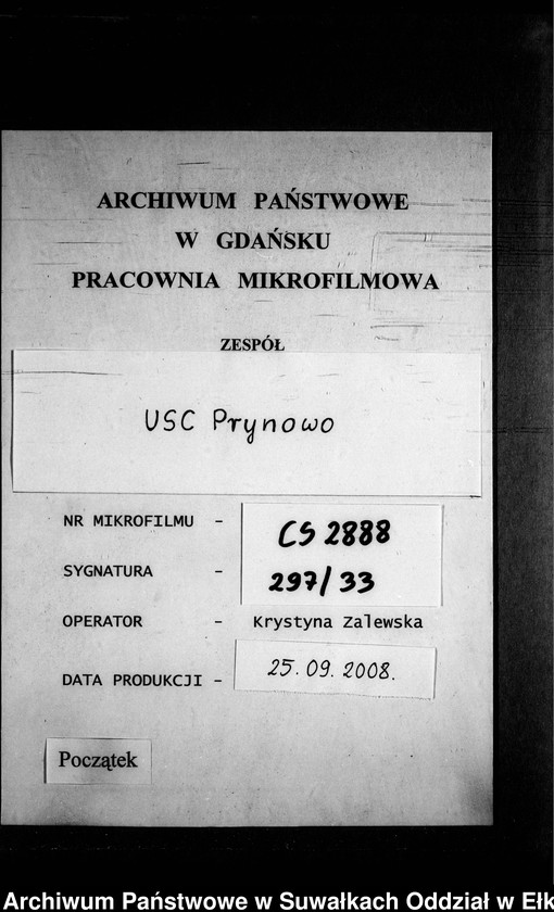 image.from.unit.number "Sterbe-Neben-Register des Preussischen Standes-Amtes Prinowen Kreis Angerburg"