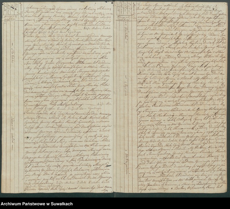 image.from.unit.number "Akta małżeńskie gminy puńskiey od 1-go stycznia do dnia ostatniego grudnia 1818 roku."