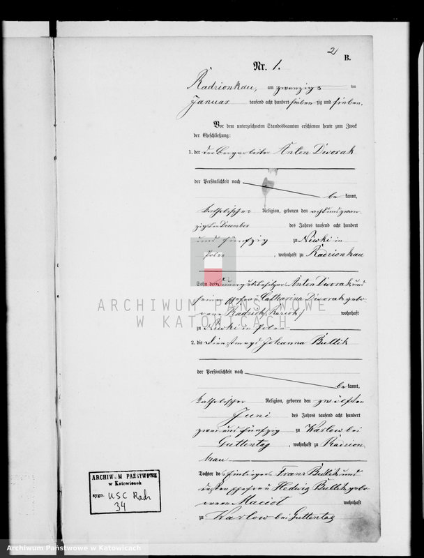 image.from.unit.number "Księga małżeństw za rok 1877 [nr 1-26]"