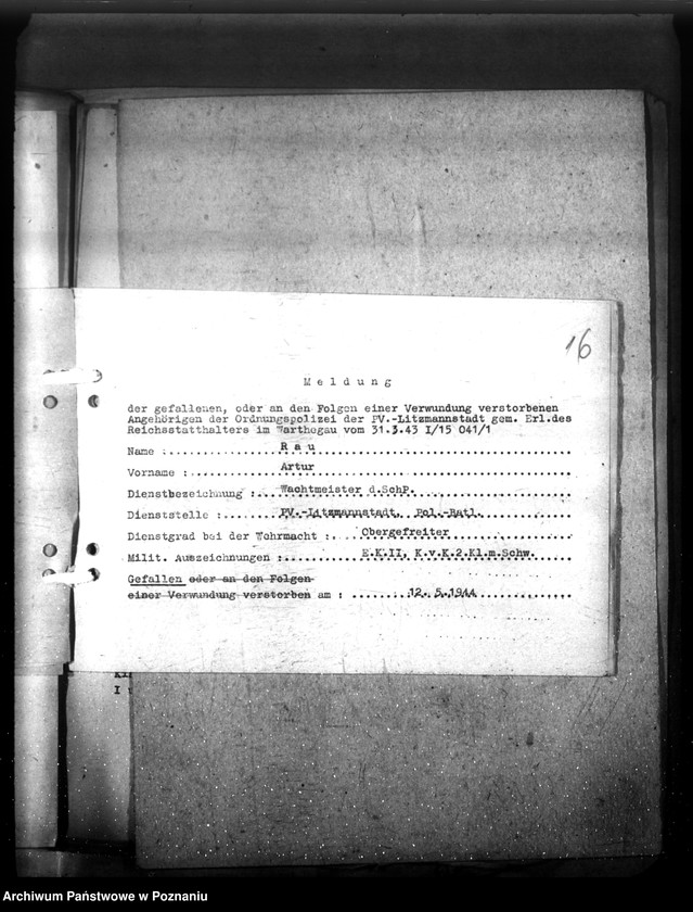 Obraz 20 z jednostki "Verordnungsblatt Nr. 13"