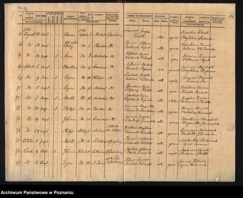 Obraz 10 z jednostki "Duplicat baptisatorum"