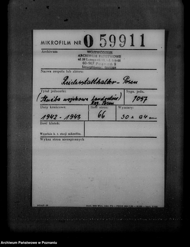 Obraz 2 z jednostki "Służba wojskowa landratów, Reg. Posen"