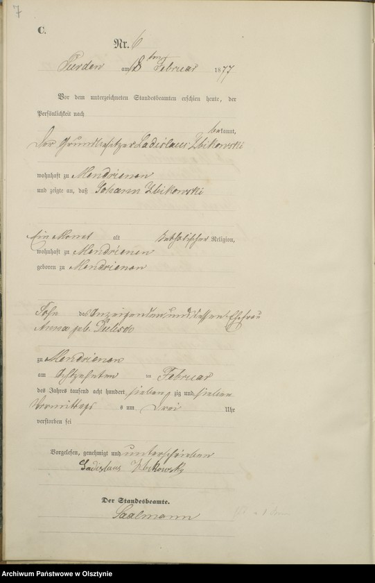 image.from.unit.number "Sterbe-Haupt-Register Nr 1 - 48"