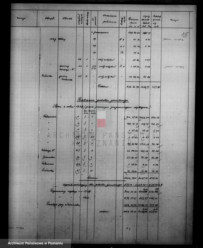 Obraz 19 z jednostki "Rozliczenie podatku gruntowego i budynkowego dla majątku Falmierowo powiatu wyrzyskiego"