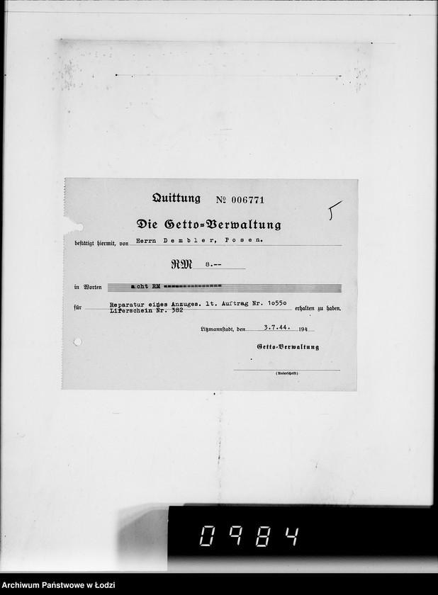 Obraz 9 z jednostki "Unbezahlte Zahlungs-Anweisungen"