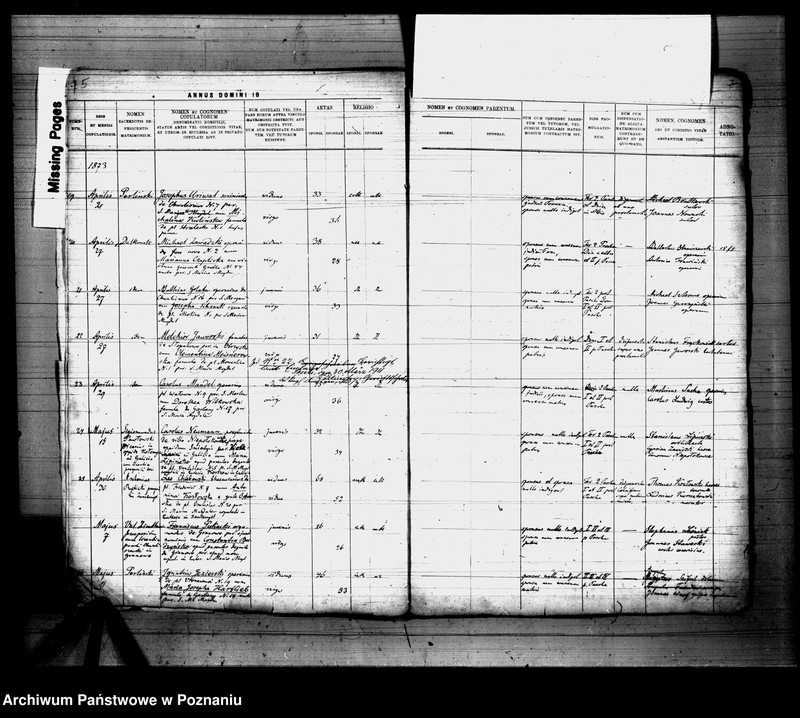 Obraz 4 z jednostki "Księga małżeństw"