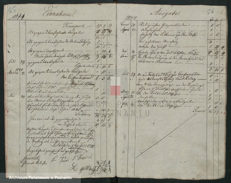 image.from.unit.number "[Protokolarz cechu krawców w Lesznie]. Wpisy uczniów, wyzwolin, rejestry dochodów i rozchodów"