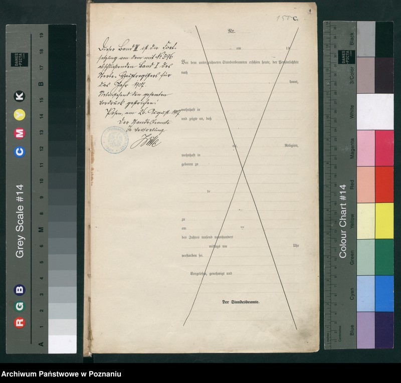 Obraz 3 z jednostki "Księga miejscowa zgonów tom II [Rejestr główny zgonów]"