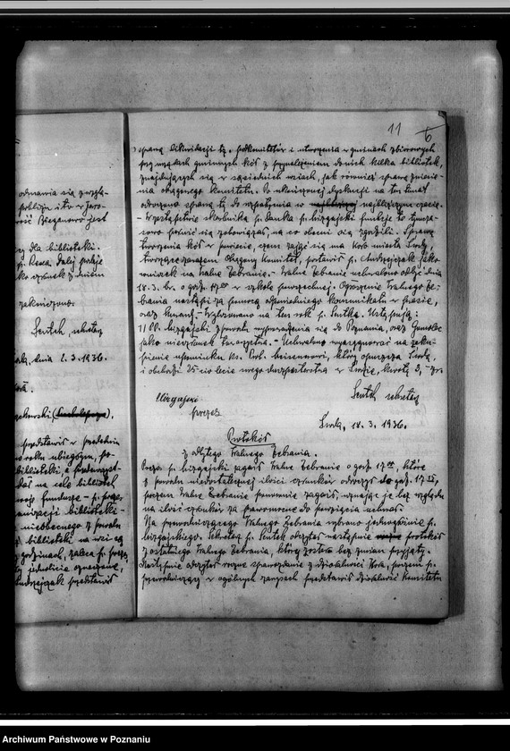 Obraz 15 z jednostki "Protokolarz zebrań walnych"