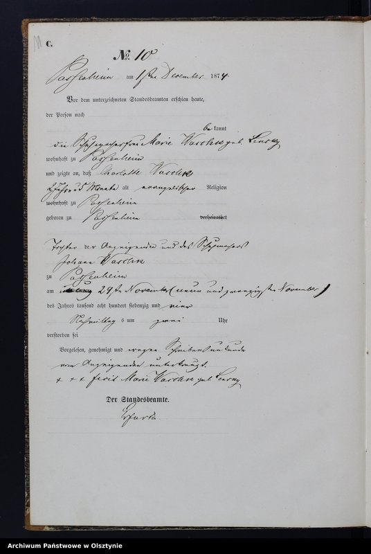 image.from.unit.number "Haupt-Sterbe-Register Nr 1 - 18"