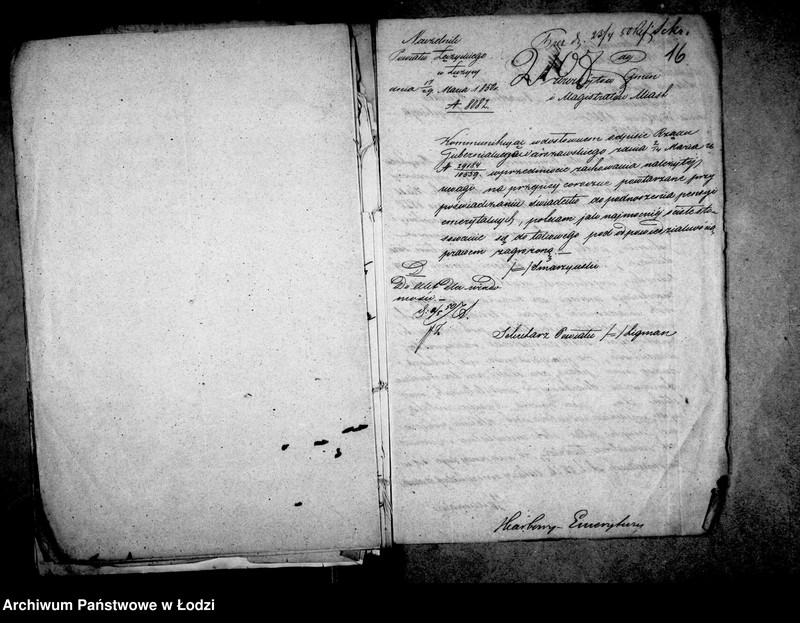 Obraz 15 z jednostki "Akta tyczące się emerytury"