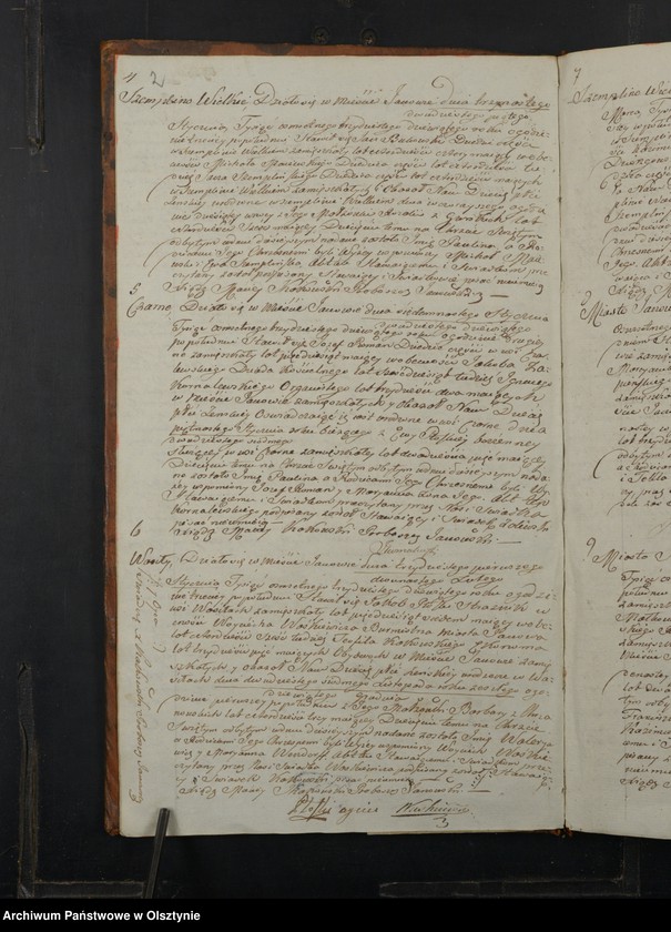image.from.unit.number "Akta Urodzenia, Zeyscia y Małżeństw Gminy Janowskiey Powiatu Przasnyskiego Gubernij Płockiey 1839"