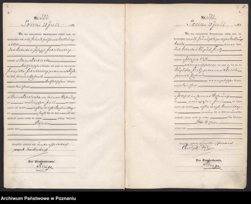 Obraz 6 z jednostki "Księga urodzeń t. II"