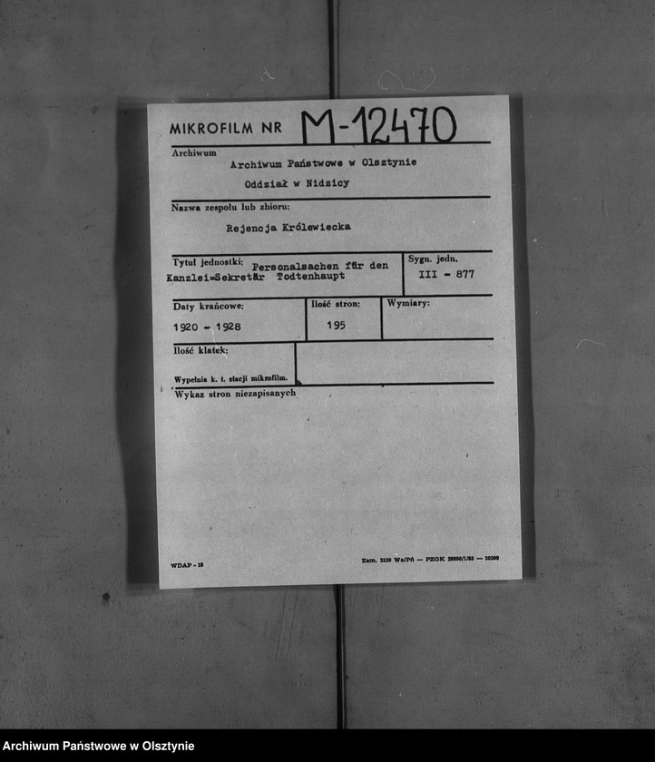 image.from.unit.number "Kanzlei Sekretär Todtenhaupt [Friedrich]"