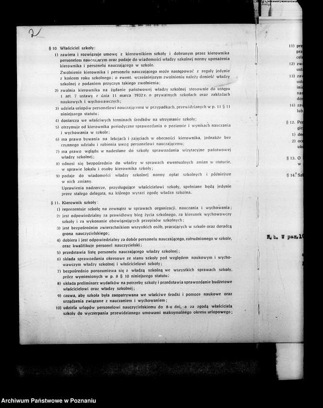 Obraz 6 z jednostki "Prywatna Szkoła Powszechna z niemieckim językiem nauczania Wronki powiat Szamotuły"