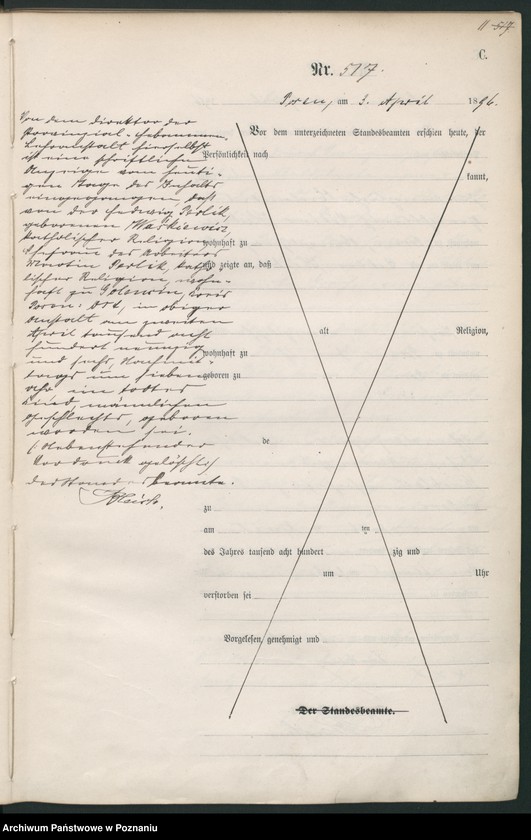 Obraz 14 z jednostki "Księga zgonów t. II"