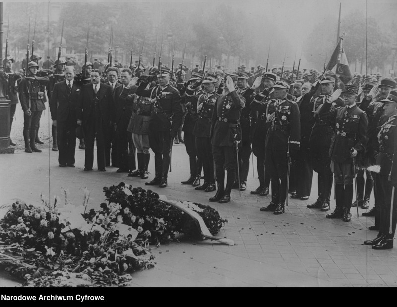 image.from.unit.number "Wizyta Generalnego Inspektora Sił Zbrojnych RP generała Edwarda Rydza-Śmigłego we Francji - pobyt w Paryżu"