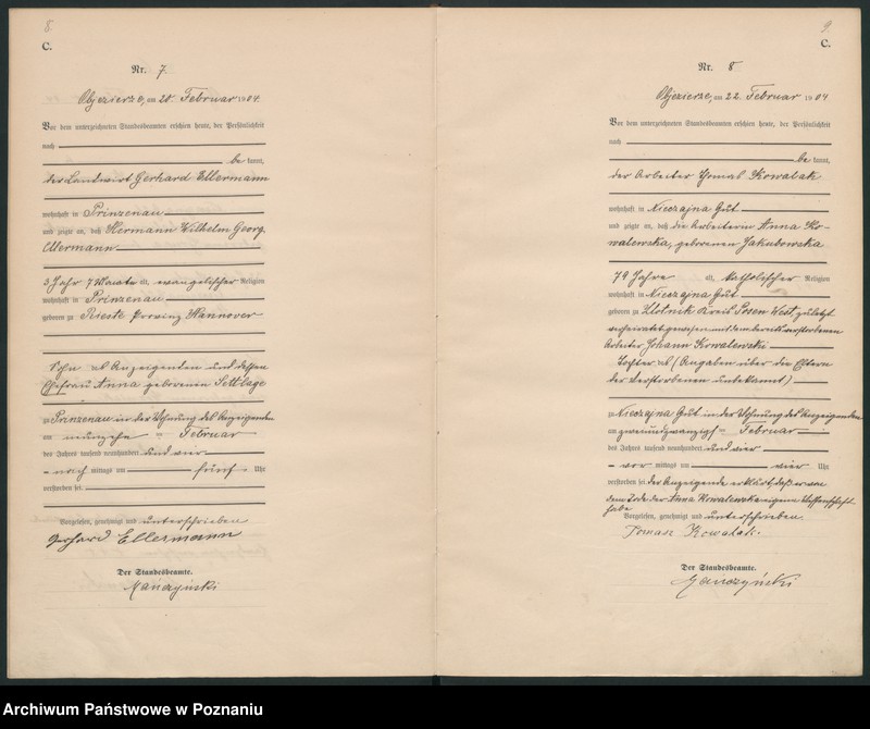 Obraz 7 z jednostki "Sterbe-Haupt-Register"
