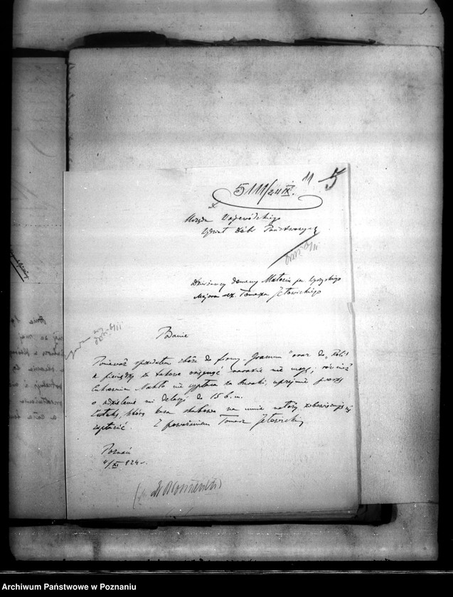 Obraz 16 z jednostki "Administracja majątku Małocin powiatu wyrzyskiego spłata czynszów dzierżawnych"