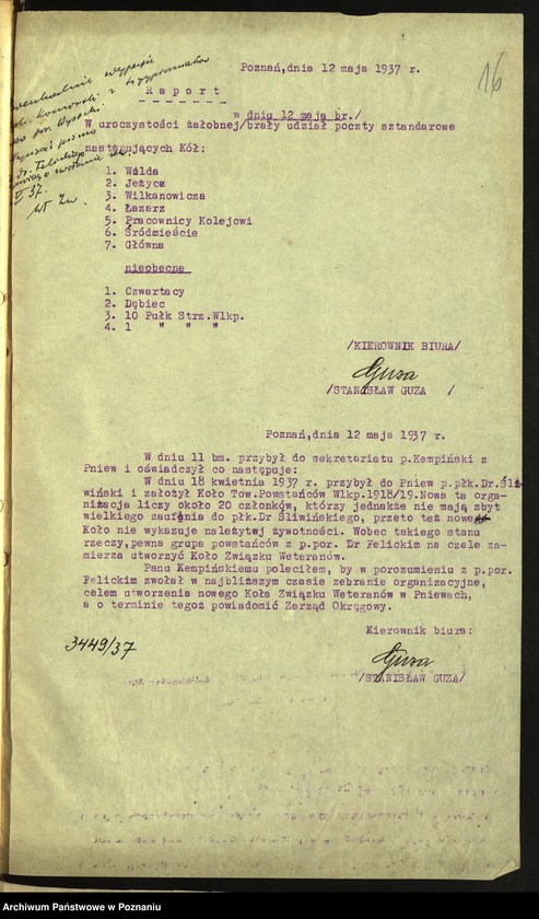 Obraz 20 z jednostki "Pniewy, powiat Szamotuły - akta koła."