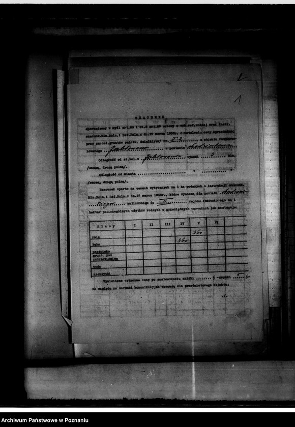 Obraz 4 z jednostki "Operat szacunkowy Jabłonowo powiat chodzieski i tymczasowy rejestr pomiarowy"