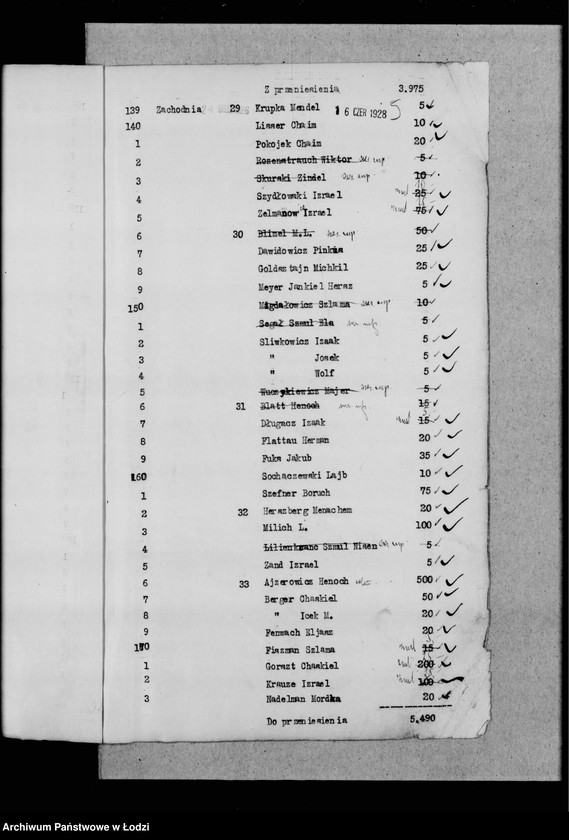 Obraz 9 z jednostki "Rejestr poborczy"