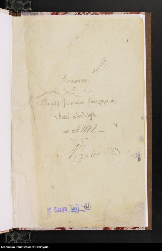 image.from.unit.number "Annexa z Parafij Janowiec składające się z kart czterdziestu za rok 1868"